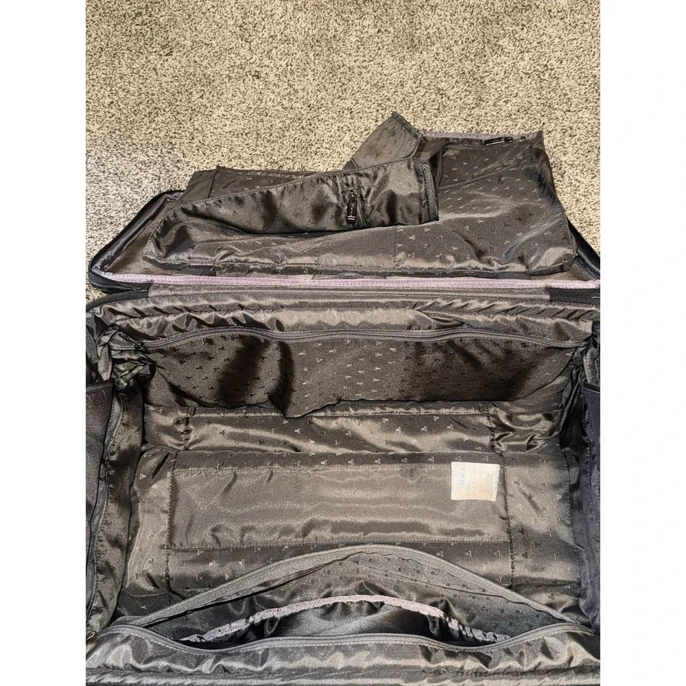 TUMI Black Ballistic Nylon Rolling Carry On Suitcase 22x14x12 Luggage